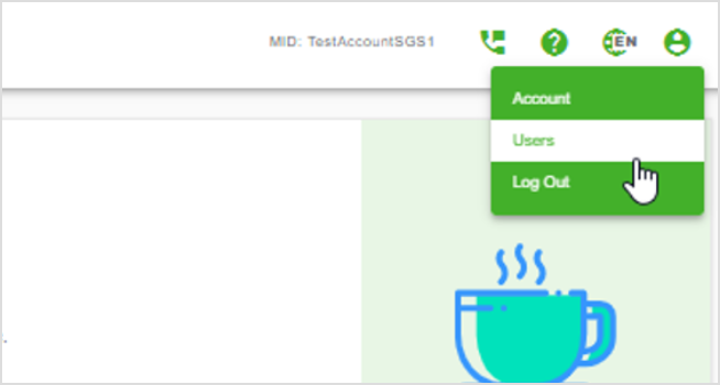 Go to users print screen